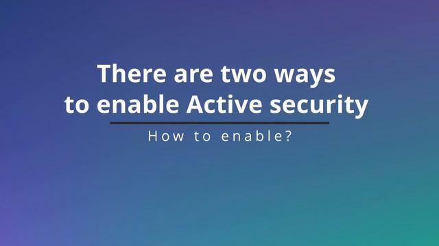 Active Security. What Is It? Pandora Car Alarm System.