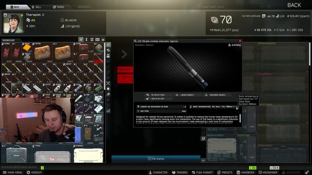 New stim, New barters, NO Negative effects ( 21.12.2022 ) - Escape From Tarkov смотреть онлайн