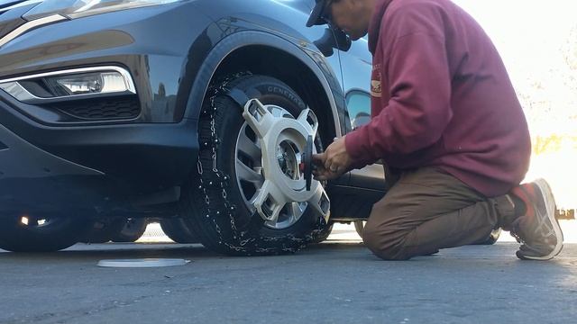 Spikes Spiders INSTALL 2016 Honda CRV (tire size 225/65 R17) смотреть онлайн