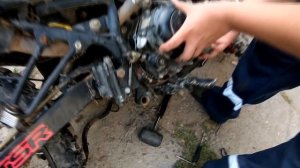 КИТАЙСКИЙ МОТОР как заменить сцепление 169 fmm