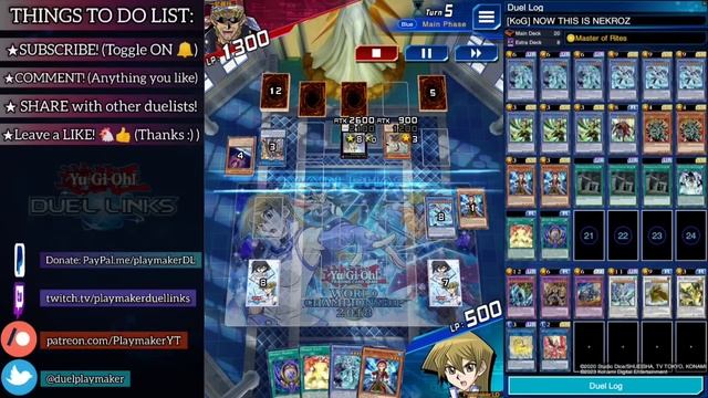 [King of Games] NEKROZ TOP TIER AGAIN?! (POST Zillion Thunder Support) [Yu-Gi-Oh! DUEL LINKS] смотреть онлайн