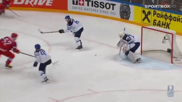 Гол Широкова Сергея (Россия-Финляндия) смотреть онлайн