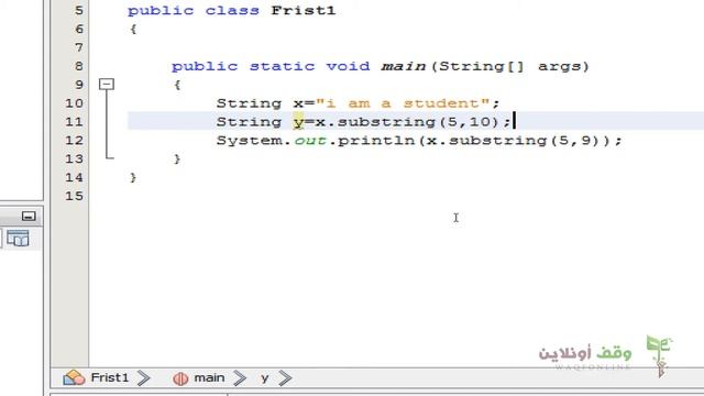 Java Basic 7 string method 2 تمارين على الدرس السابق смотреть онлайн