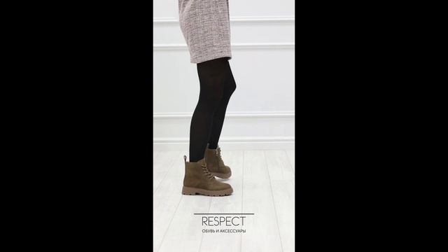 Коричневые утепленные ботинки из гидрофобного велюра VS12-131909 смотреть онлайн