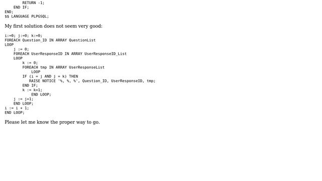 Databases: Step through multiple arrays in parallel with FOREACH смотреть онлайн