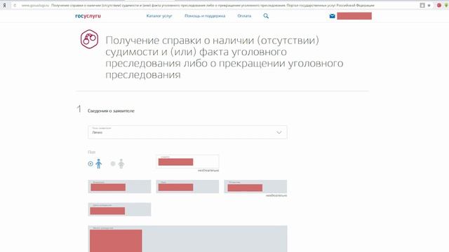 ГОСУСЛУГИ. Как заказать и получить справку об отсутствии судимости без очередей. Официальный сайт смотреть онлайн