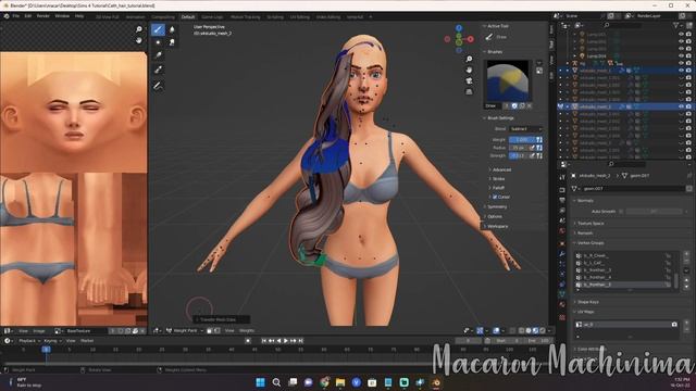 [Sims 4 Animation Tutorial (Part 1) (REMAKE)] How to Make Hair Physics for Animation смотреть онлайн