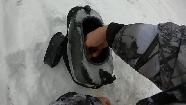 ЗИМНЯЯ РЫБАЛКА С НОЧЕВКОЙ. БОЛЬШАЯ ЩУКА. смотреть онлайн