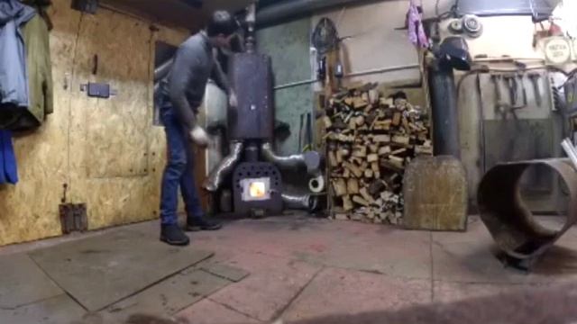Супер печь для гаража 1 часть смотреть онлайн