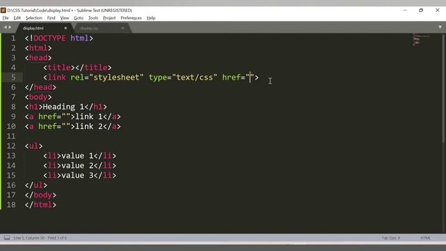 CSS Display Property | Display Property | Block | Inline | None смотреть онлайн