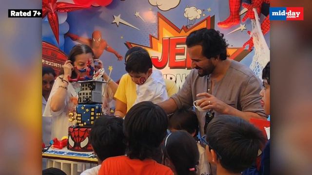 Ranbir Kapoor Brings Raha To Kareena Kapoor's Son Jeh's 3rd Birthday Party смотреть онлайн