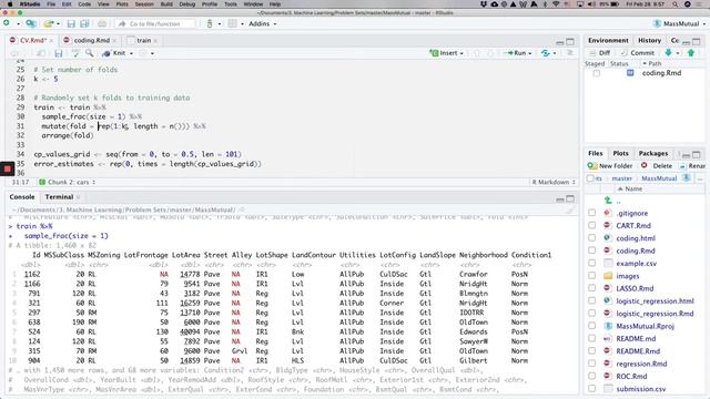 Using cross-validation to find optimal complexity parameter of a classification & regression tree смотреть онлайн