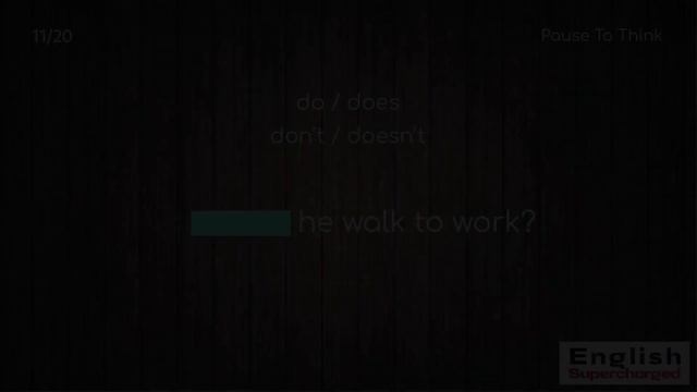 DO or DOES? | Easy Grammar Quiz - Beginner Level (A1-A2) смотреть онлайн