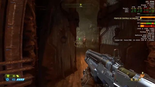 Doom Eternal GTX 1050Ti i5 8500 смотреть онлайн