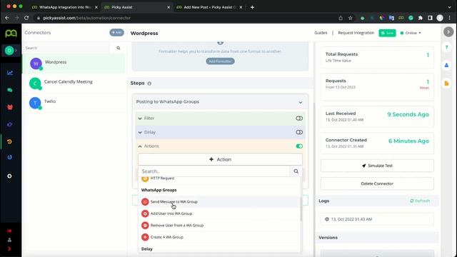 WhatsApp Integration into Wordpress Blog using Picky Assist Connector смотреть онлайн