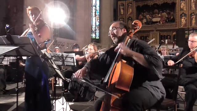 J. Brahms, Double Concerto Op.102 (Third Mov). Evgenia Epshtein (violin) Eduardo Del Río (cello)