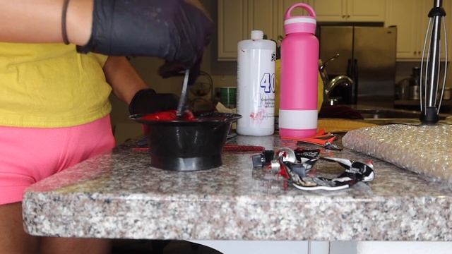 How to: Dye Hair Red using L'Oreal HiColor *NO BLEACH* | ft. Arabella Hair смотреть онлайн