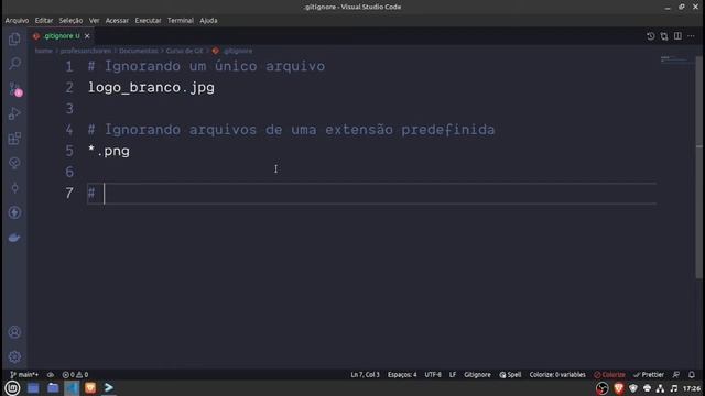 CURSO COMPLETO de Git e GitHub - O arquivo .gitignore смотреть онлайн
