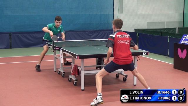 TIKHONOV - VOLIN Кубок BUTTERFLY 2020 #настольныйтеннис #tabletennis