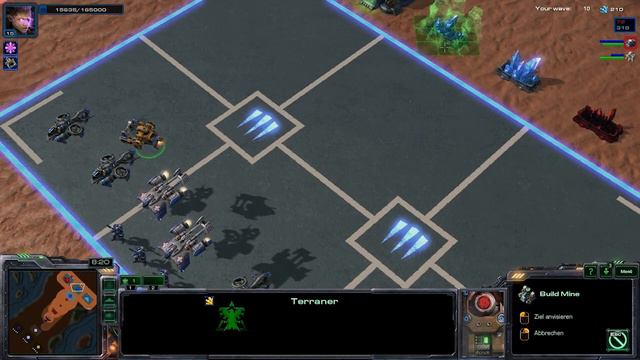 StarCraft 2 HotS - Arcade #125 - Desert Strike HotS - Multi Headshot Ghost Action [HD] смотреть онлайн
