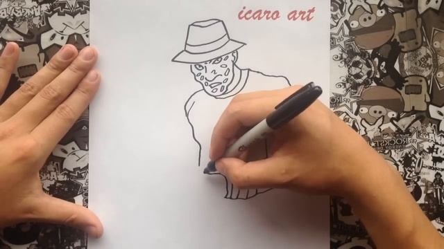 Como dibujar fredy kruger | how to draw fredy kruger смотреть онлайн