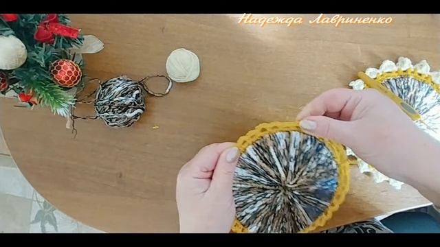 Подставка под горячее // как связать подставку под горячее смотреть онлайн