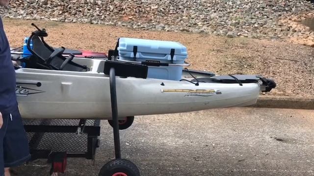 Kayak Monster Kayak storage with dolly смотреть онлайн