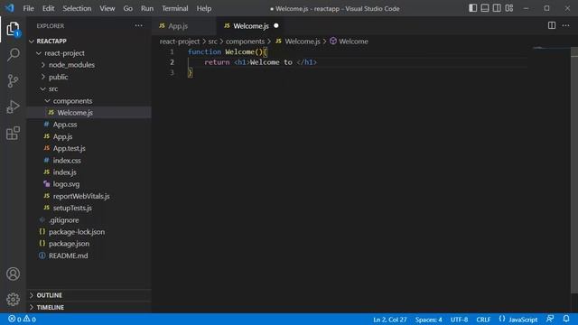 ReactJS Functional Components: Creating and Running a Functional Component in reactJS application смотреть онлайн