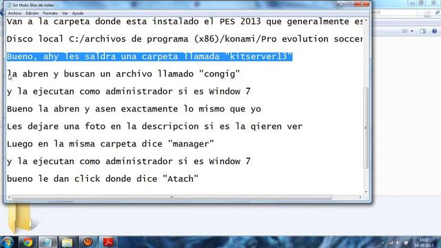 Solucion para hacer correr el PES 2013 смотреть онлайн