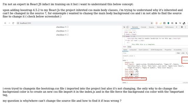 React Body Css with Bootstrap 4.5.2 смотреть онлайн