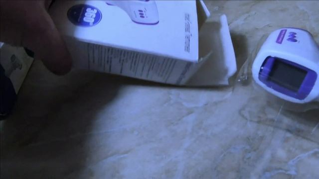 Посылка из Aliexpress два термометра бесконтактных инфракрасных. смотреть онлайн