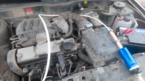 замена масла через щуп, пробуем разные способы.