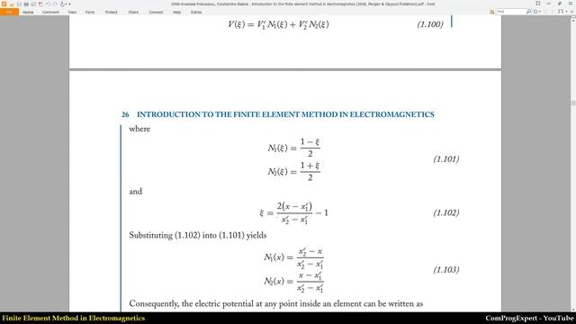 Error analysis (Finite Element Method in Electromagnetics #10) смотреть онлайн