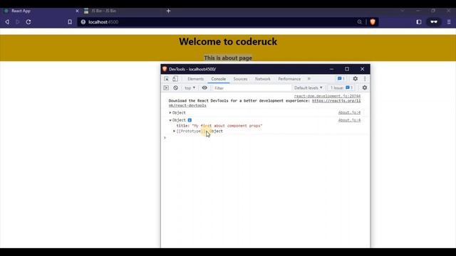 Understanding React props -Tutorial-9 смотреть онлайн