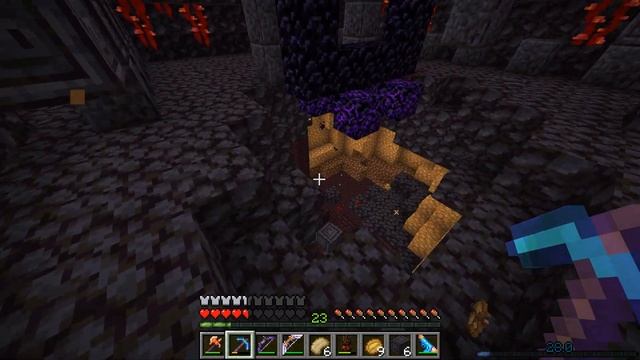 Деревня пиглинов в minecraft! Выживание с модами в майнкрафт 1.16.5 #17 смотреть онлайн