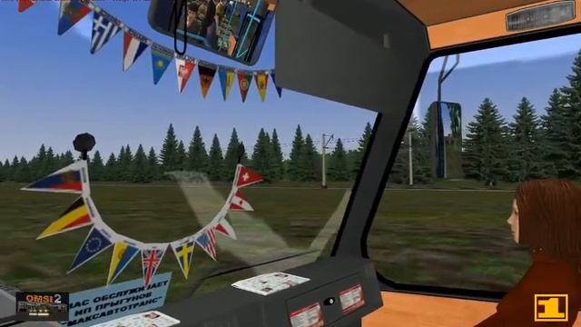 Omsi 2 "Омнинск 5.1" (Маршрут Nr. 72 # (Мещерский Парк (Кольцевой Маршрут) # Baz Etalon)) смотреть онлайн