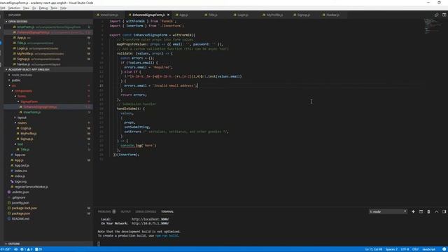 ReactJS Course (in English) - #9 - Styling Forms 2 смотреть онлайн