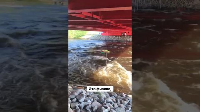 Гидроцикл на Вуоксе, Лосевские пороги в ЛО, прыжки на воде смотреть онлайн