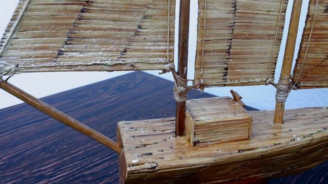 Sailboat made of Matchsticks / Barco a velas feito de palitos de fósforos смотреть онлайн