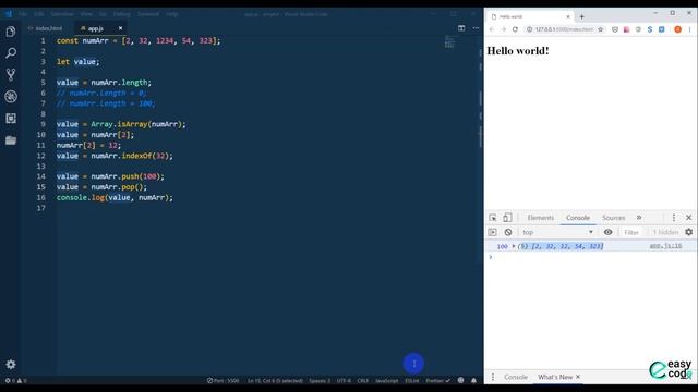 Основы JavaScript. #15 Базовые методы массивов смотреть онлайн