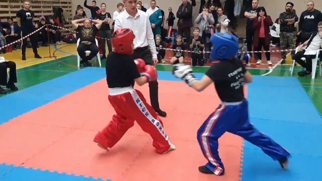 Кик-боксинг,  Герман Разуваев, син, Межрегиональный турнир в г.Курчатов 10.2023г
