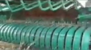 Пресс-подборщик Galleon BR-150М, работа в поле.