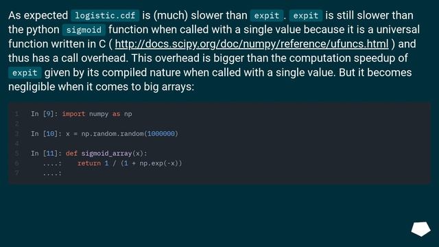 How to calculate a logistic sigmoid function in Python? смотреть онлайн