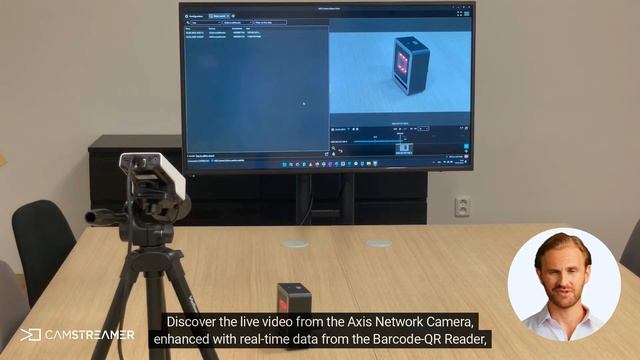 Integration of USB Barcode/QR Reader via Axis D3110 and Axis Network Camera смотреть онлайн