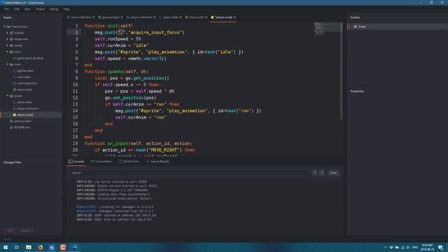 Defold Game Engine Crash Course Tutorial смотреть онлайн