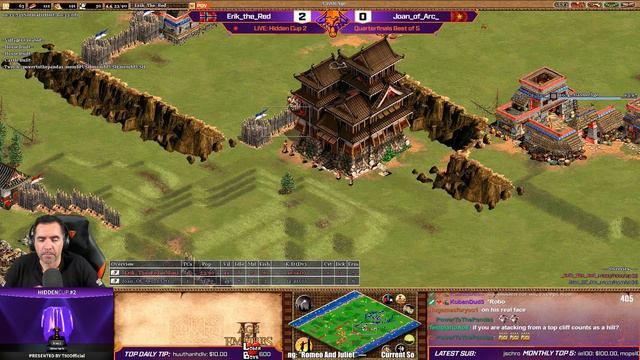Hidden Cup 2 Quarterfinal THREE - erik the red vs joan of arc смотреть онлайн