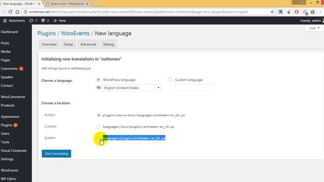 How to translate WooEvents with Loco Translate ? смотреть онлайн