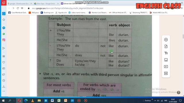 SIMPLE PRESENT TENSE FOR SIXTH GRADE смотреть онлайн