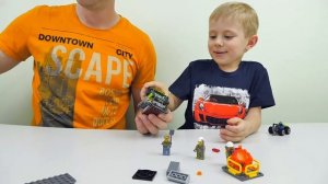 LEGO CITY Вездеход и квадроцикл исследователей вулканов - Видео для детей про конструктор Лего Сити