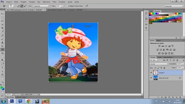 Como colocar e copiar uma foto no Photoshop CS6? HD смотреть онлайн